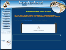 Tablet Screenshot of leopard-geckos.net